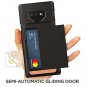 Galaxy Note 9 case, VRS Design [Matte Black] SemiAutomatic Sliding Wallet Phone