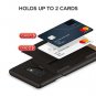 Galaxy Note 9 case, VRS Design [Matte Black] SemiAutomatic Sliding Wallet Phone