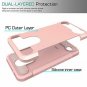 Google Pixel 2 Hybrid Case HD Screen Protector Armor Dual Layer Slim Rose Gold