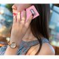 Samsung Galaxy Note 8 Wallet Case Slim PU Leather Card Slots Kickstand Pink New