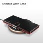 Samsung Galaxy Note 9 Case Leather Wallet  Flip PU 3 Cards Slots Slim Black Red