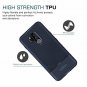 LG G7 Silicone Case Flexible TPU Raised Protection Lightweight Thin Slim Blue