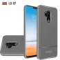 LG G7 Silicone Case Flexible TPU Raised Protection Lightweight Thin Slim Gray