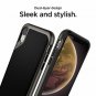 iPhone XR Case Shock Absorbing TPU Slim Form Fitted Lightweight Hybrid Black
