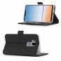 LG G7 Wallet Flip Case Kickstand Protective Cover Shockproof Card Slots Black
