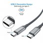 USB C to USB C Cable 2 Pack/6.6ft AkoaDa USB Type C Fast Charger Cable Nylon Bra