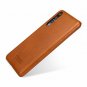 TETDED Premium Leather Case for Huawei P20 Pro Dual SIM Snap Cover Vintage Brown