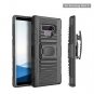 Samsung Galaxy Note 9 Case Shock Absorbing TPU Interior Kickstand Durable Black