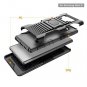 Samsung Galaxy Note 9 Case Shock Absorbing TPU Interior Kickstand Durable Black