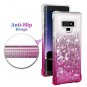 Samsung Galaxy Note 9 Case Bling Quicksand Glitter TPU Bumper Shockproof Pink