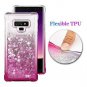 Samsung Galaxy Note 9 Case Bling Quicksand Glitter TPU Bumper Shockproof Pink