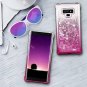 Samsung Galaxy Note 9 Case Bling Quicksand Glitter TPU Bumper Shockproof Pink
