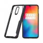 OnePlus 6T Case Crystal Clear Hybrid Hard PC TPU Back Cover Shockproof Black
