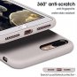 iPhone 8 Plus 7 Plus Silicone Case Rubber Microfiber Anti Drop Shockproof Purple