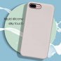 iPhone 8 Plus 7 Plus Silicone Case Rubber Microfiber Anti Drop Shockproof Purple