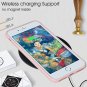 iPhone 8 Plus 7 Plus Silicone Case Gel Rubber Microfiber Cloth Slim Durable Pink