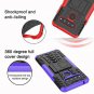 LG V40 Case, LG V40 ThinQ Case, Yiakeng Dual Layer Shockproof Wallet Slim Protec