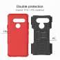 LG V40 Case, LG V40 ThinQ Case, Yiakeng Dual Layer Shockproof Wallet Slim Protec