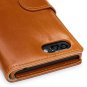 BlackBerry KEY2 Wallet Case Premium Leather Hard Shell Anti Drop Durable Brown