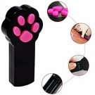 Interactive LED Cat Toy Training Tool Chaser Red Laser Point Exercise Black