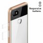 Google Pixel 2 XL Protective Case Dual Layer Slim Geometric Design Durable Gold