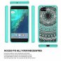 Google Pixel 2 XL Slim Fit Case Hard Back Bumper Screen Protector Durable Mint