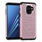 Samsung Galaxy A8 Glitter Case Sparkly Bling Shiny Shockproof Silicone Rose Gold