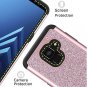 Samsung Galaxy A8 Glitter Case Sparkly Bling Shiny Shockproof Silicone Rose Gold