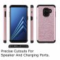 Samsung Galaxy A8 Glitter Case Sparkly Bling Shiny Shockproof Silicone Rose Gold