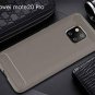 Huawei Mate 20 Pro case,Silicone Shockproof Cover Durable Ultra Thin Carbon Fibe