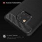 Huawei Mate 20 Pro case,Silicone Shockproof Cover Durable Ultra Thin Carbon Fibe