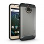 Moto G5S Plus Rugged Case Shockproof Lightweight Protective Cover Slim Gray