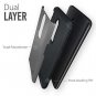 OnePlus 6 Case Rugged Shockproof Dual Layer Heavy Duty Slim Fit Metallic Slate