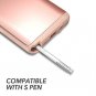 Samsung Galaxy Note 9 Case Built In Screen Protecttor Heavy Duty Rose Gold Pink