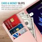 Google Pixel 2 XL Wallet Case PU Leather Card Slots Magnetic Pocket Rose Gold