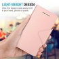 Google Pixel 2 XL Wallet Case PU Leather Card Slots Magnetic Pocket Rose Gold