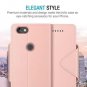 Google Pixel 2 XL Wallet Case PU Leather Card Slots Magnetic Pocket Rose Gold