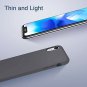iPhone XR Soft Case Liquid Silicone Cover Perfect Grip Drop Protection Gray