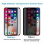 Uxinuo Privacy Screen Protector for iPhone Xs iPhone X 2018 2017, Anti Spy Anti
