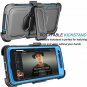 Samsung Galaxy S9 Plus Case Holster Clip Shockproof Kickstand Armor Blue