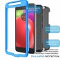 Samsung Galaxy S9 Plus Case Holster Clip Shockproof Kickstand Armor Blue