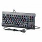 Backlit Waterproof Gaming Keyboard Mechanical Mechanical Anti-ghosting Black