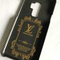 Galaxy S9 Case, Elegant Luxury Designer Brown PU Leather Monogram Classic Plaid
