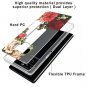 Samsung Galaxy Note 9 Case Flexible TPU Women Shock Absorption Floral Slim Red