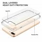 iPhone 8 Plus Case White Henna Mandala Floral TPU Bumper Cover Clear Ultra Slim