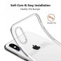 iPhone Xs Max Case (2018) Soft TPU Thin Cover Transparent Edge Crystal Clear