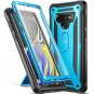 Samsung Galaxy Note 9 6.4 Inch Case Built-in Screen Protector Heavy Duty Blue