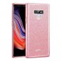 Samsung Galaxy Note 9 Glitter Case Sparkle Bling Three Layer Durable Rose Gold