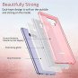 Samsung Galaxy Note 9 Glitter Case Sparkle Bling Three Layer Durable Rose Gold