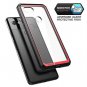 Google Pixel 2 XL Case Hybrid Clear Durable Scratch Resistant Back Cover Red